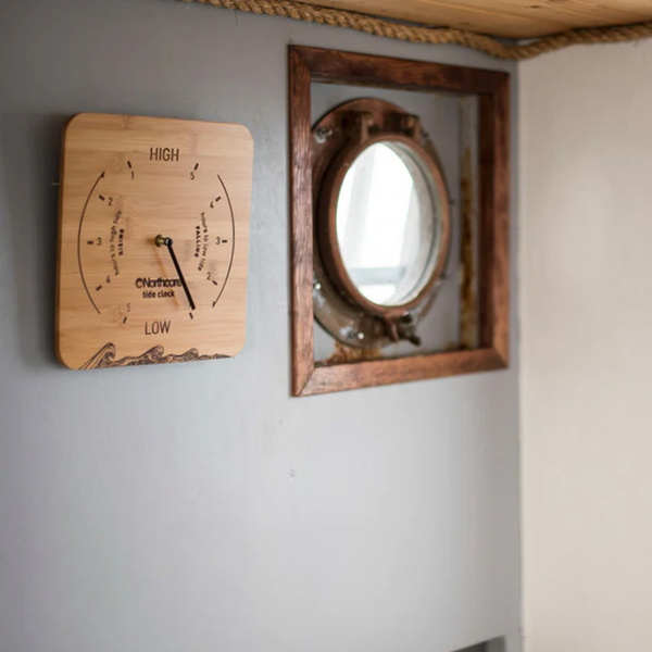 2026 Northcore Wall Mounted Bamboo Tide Clock NOCO88B